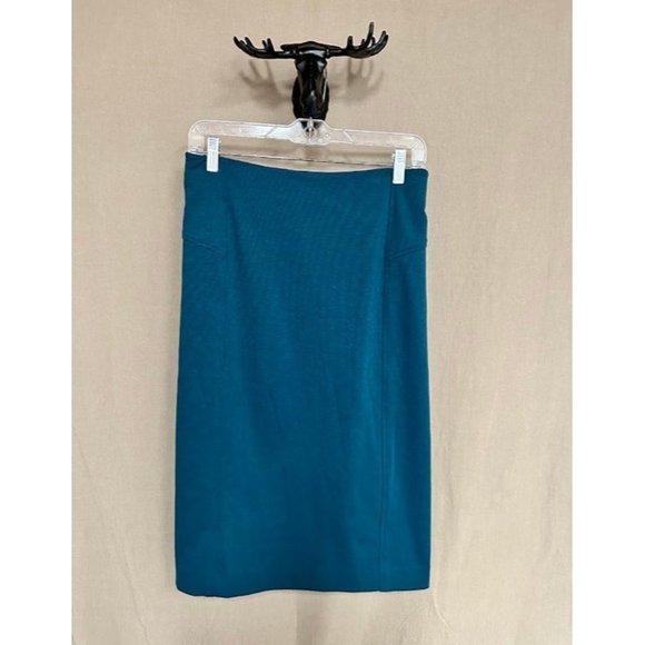 Sejour Plus Size‎ Teal Pencil Skirt - Picture 1 of 4